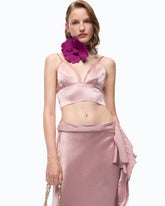 Top bustier con spalline sottili - | Pinko