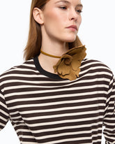 Maglia a righe Quiet Is The New Punk - | Pinko