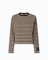 Maglia a righe Quiet Is The New Punk - | Pinko