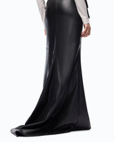 Gonna lunga a sirena in tessuto ultra lucido - | Pinko