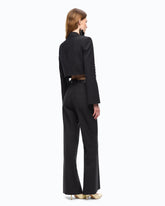 Giacca spencer con spacchi e lacci - | Pinko