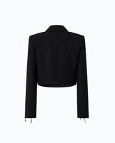 Giacca spencer con spacchi e lacci - | Pinko