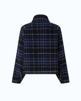 Caban en drap double à carreaux - | Pinko