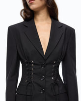 Giacca aderente con design bustier - | Pinko