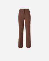 Pantaloni con piega stirata - | Pinko