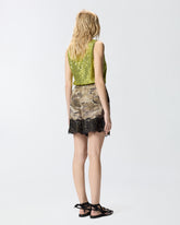 Shorts camouflage con pizzo - | Pinko