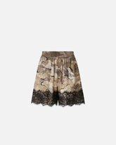 Shorts camouflage con pizzo - | Pinko