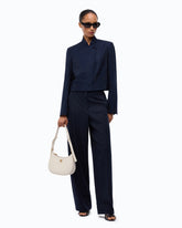 Giacca cropped con strass - | Pinko