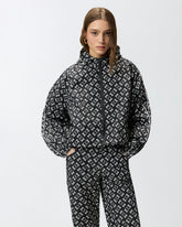 Chaqueta deportiva con logotipo Love Birds en toda la prenda - | Pinko