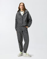 Chaqueta deportiva con logotipo Love Birds en toda la prenda - | Pinko
