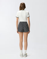 T-shirt con logo PINKO e Love Birds - Muticolor Nero-Bianco | Pinko