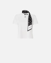 T-shirt with Love Birds logo scarf - | Pinko