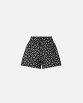 Shorts with all-over Love Birds logo - | Pinko