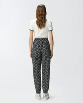 Pantaloni sportivi con logo Love Birds all over - | Pinko