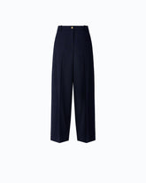 Pantaloni barrel fit in misto lana - | Pinko