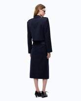 Giacca cropped con alamari - | Pinko