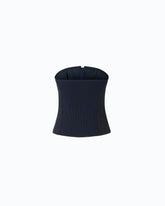Top bustier con zip - | Pinko
