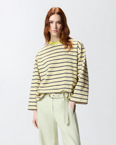 Maglia a righe con ricamo PINKO - | Pinko