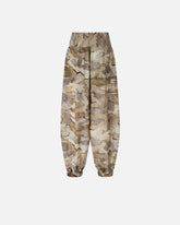 Pantaloni balloon camouflage con vita alta - | Pinko