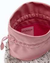 Borsa pouch a tracolla piccola in raso con frange PINKO Galleria - | Pinko