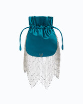 Borsa pouch a tracolla piccola in raso con frange PINKO Galleria - | Pinko