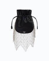 Borsa pouch a tracolla piccola in raso con frange PINKO Galleria - | Pinko
