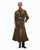Camicia in pizzo con taschini - | Pinko