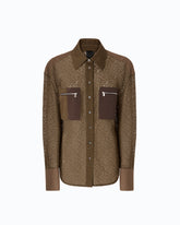 Camicia in pizzo con taschini - | Pinko