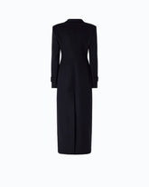 Manteau long en drap de laine mélangée - | Pinko