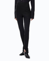 Skinny trousers in bi-stretch technical fabric - | Pinko