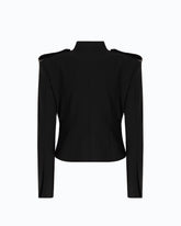 Mini-Reiterjacke mit Schmuckdetails - Schwarz | Pinko