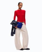 Maglia leggera a coste - | Pinko