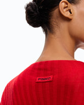 Maglia leggera a coste - | Pinko