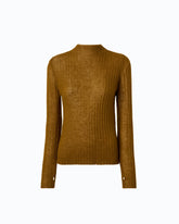 Maglia leggera a coste - Verde | Pinko