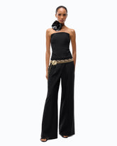 Long jumpsuit with bodice - | Pinko