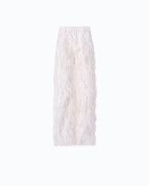 Wide-leg trousers with feathers and rhinestones - | Pinko