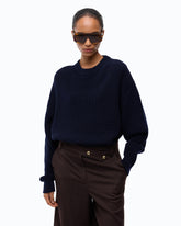 Ribbed wool sweater - | Pinko