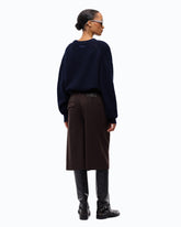 Ribbed wool sweater - | Pinko