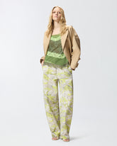 Pantaloni balloon camouflage - | Pinko