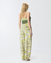 Pantaloni balloon camouflage - | Pinko