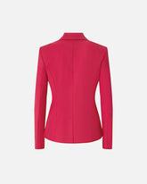 Satin jacket with rear slit - | Pinko