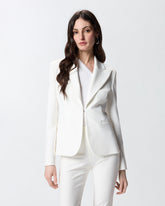 Jacket with rear slit - | Pinko