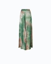 Pantalone in satin dal colore sfumato - | Pinko