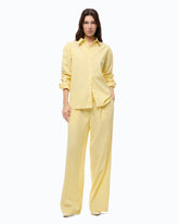 Pantalon à rayures avec cordon de serrage à la taille - | Pinko