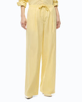 Pantalon à rayures avec cordon de serrage à la taille - | Pinko