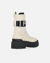 Stivali platform con logo lettering PINKO - Bianco | Pinko