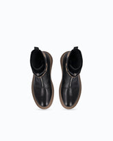 Platform boots with PINKO lettering logo - Black | Pinko