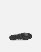 Ballerine con stampa pitone e logo Love Birds - | Pinko