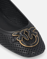 Ballerines ajourées à logo Love Birds - | Pinko