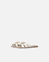 Mules en cuir à logo Love Birds - | Pinko